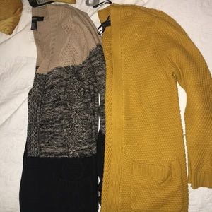 2 Forever 21 cardigans